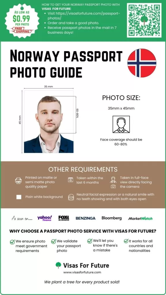 Norway Passport Photo Guide Visas For Future   Norway Passport 576x1024 