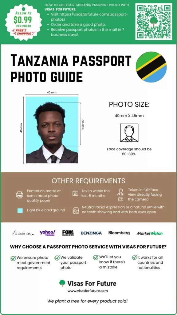 Tanzania Passport Photo