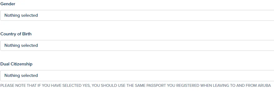 What Questions Are On The Aruba ED Card Visas For Future   Image 41 